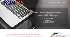 Desktop Screenshot of kom-kas.pl